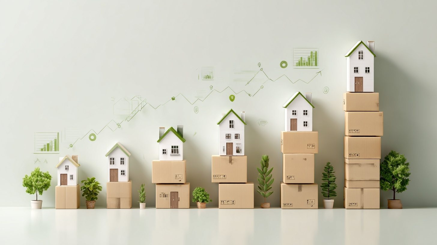 Moving cost by home size illustration