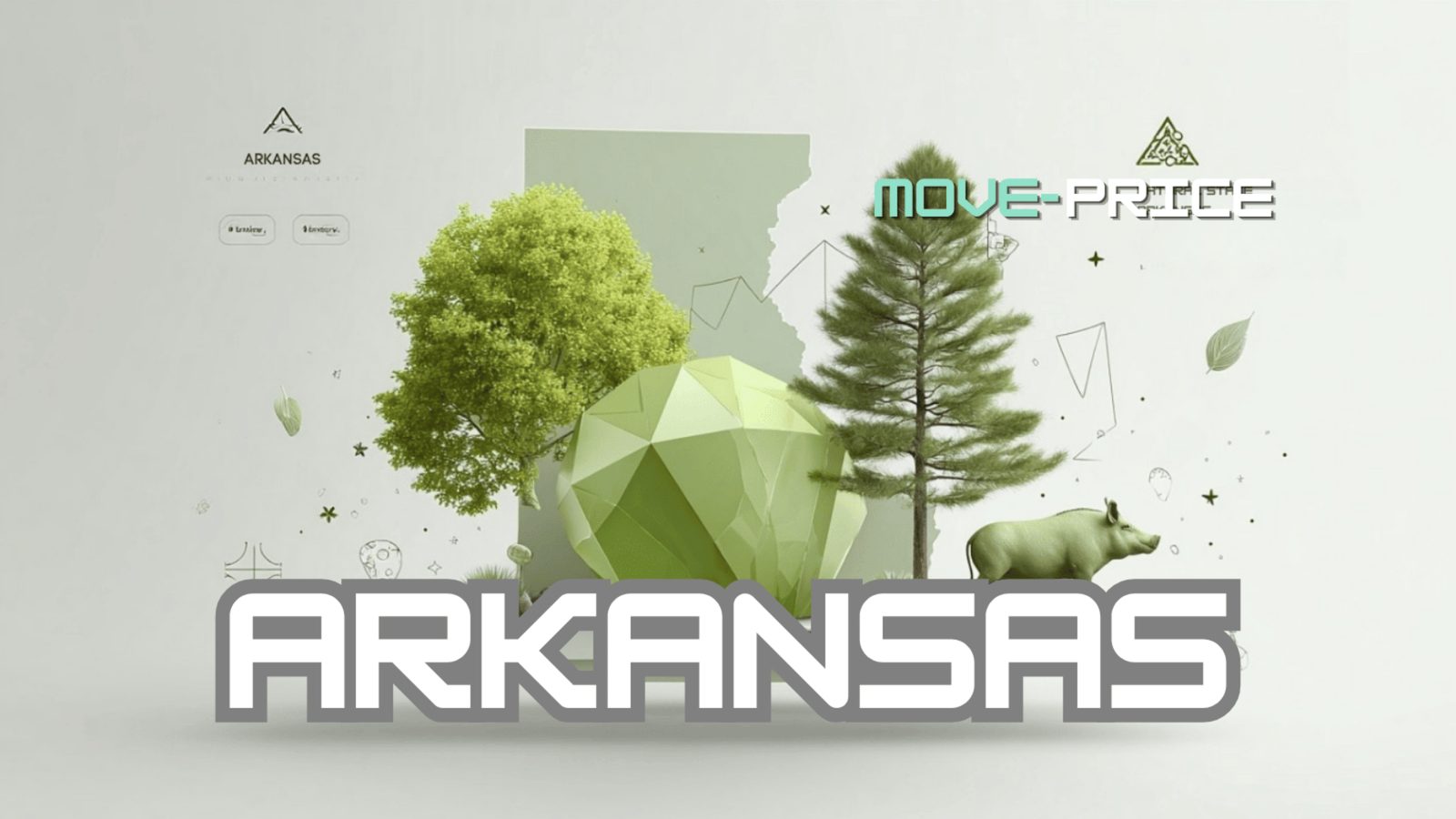 Arkansas moving illustration