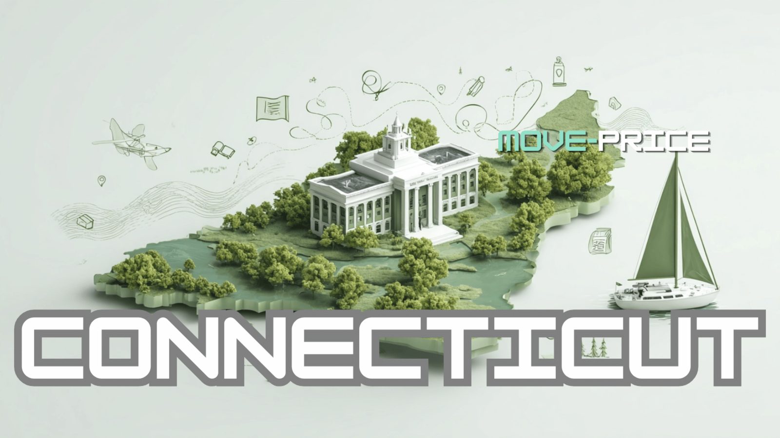 Connecticut moving illustration