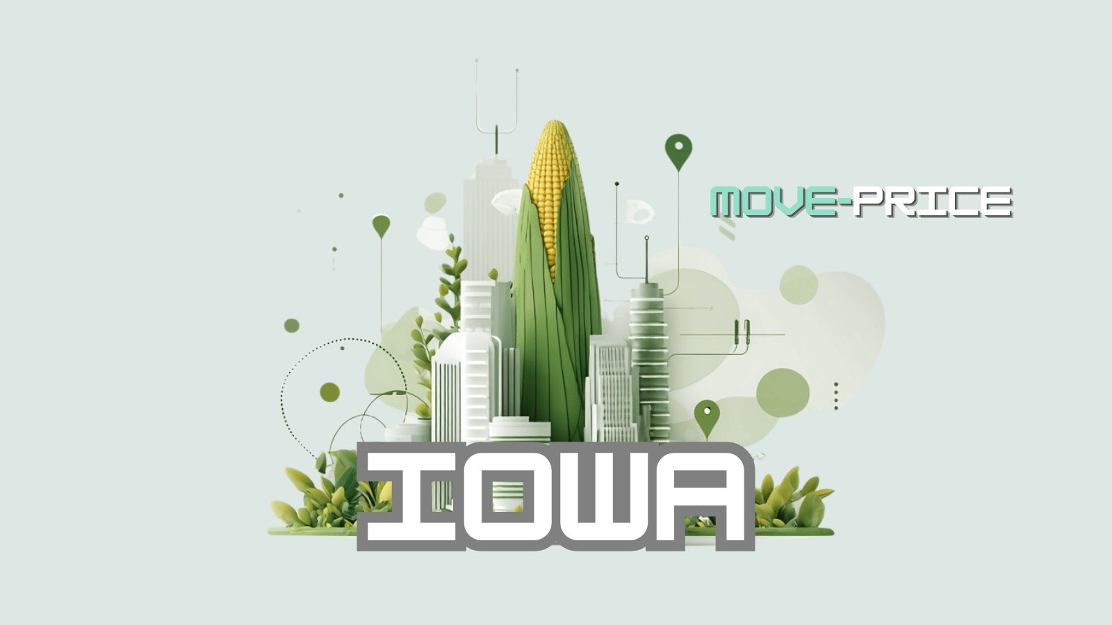 Iowa moving illustration