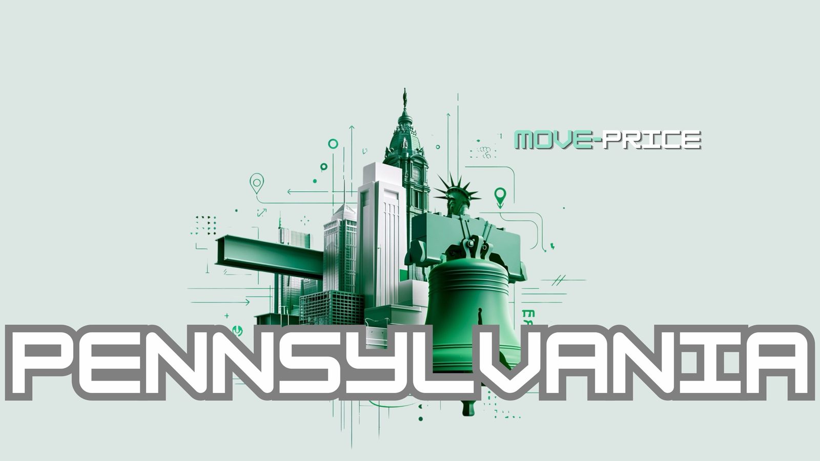 Pennsylvania moving illustration